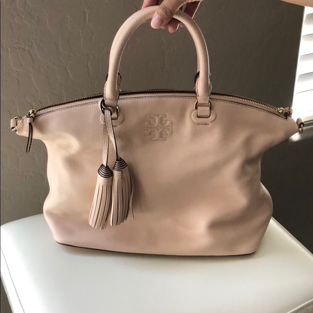 Tory Burch pale pink satchel